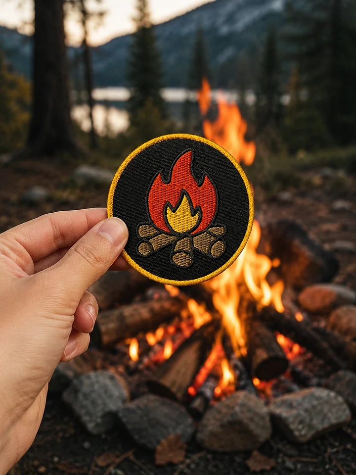 TVLN Patch - Round - Campfire product image (1)