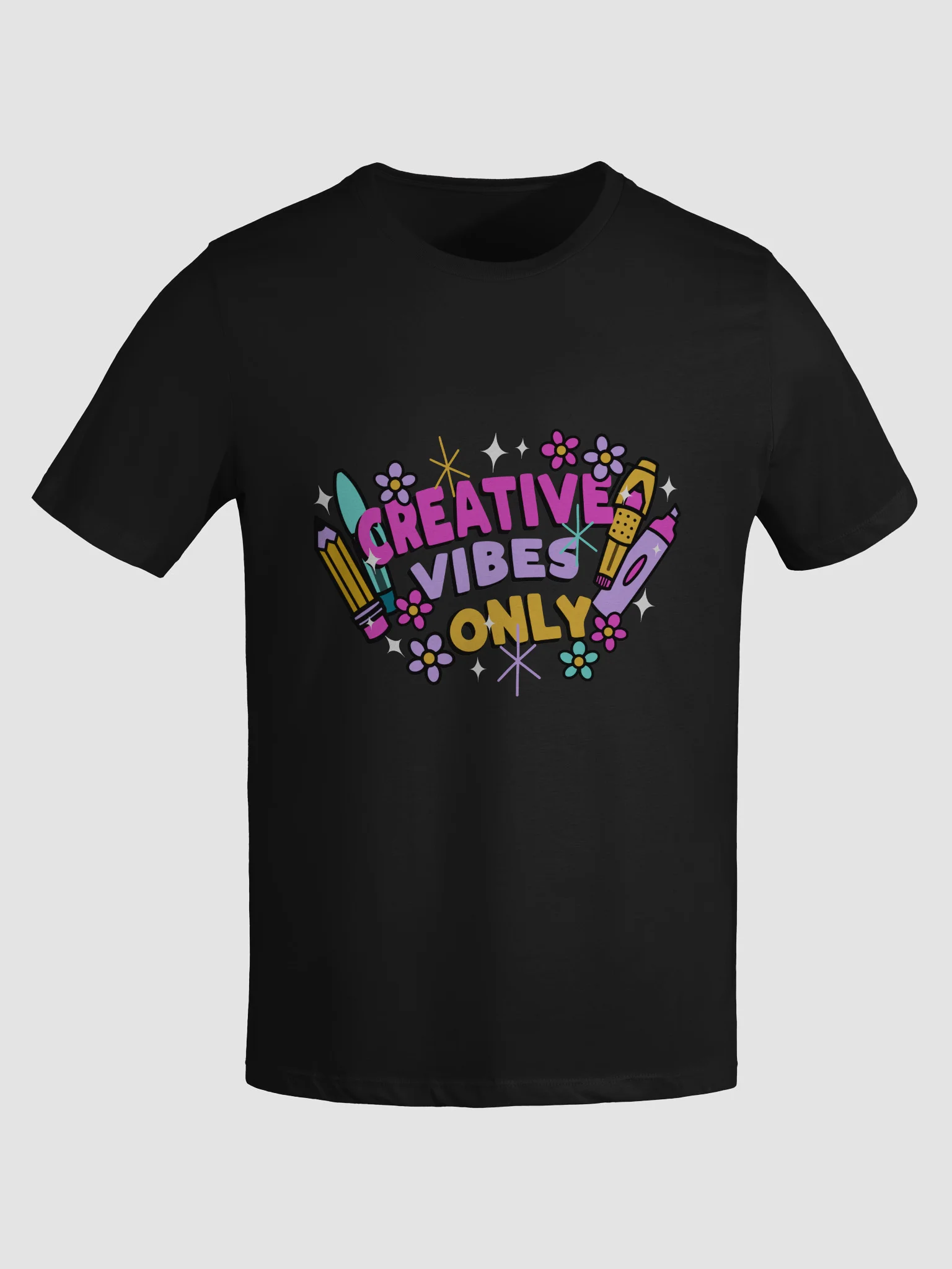 Creative Vibes Only Women's Relaxed Fit T-Shirt product image (32)