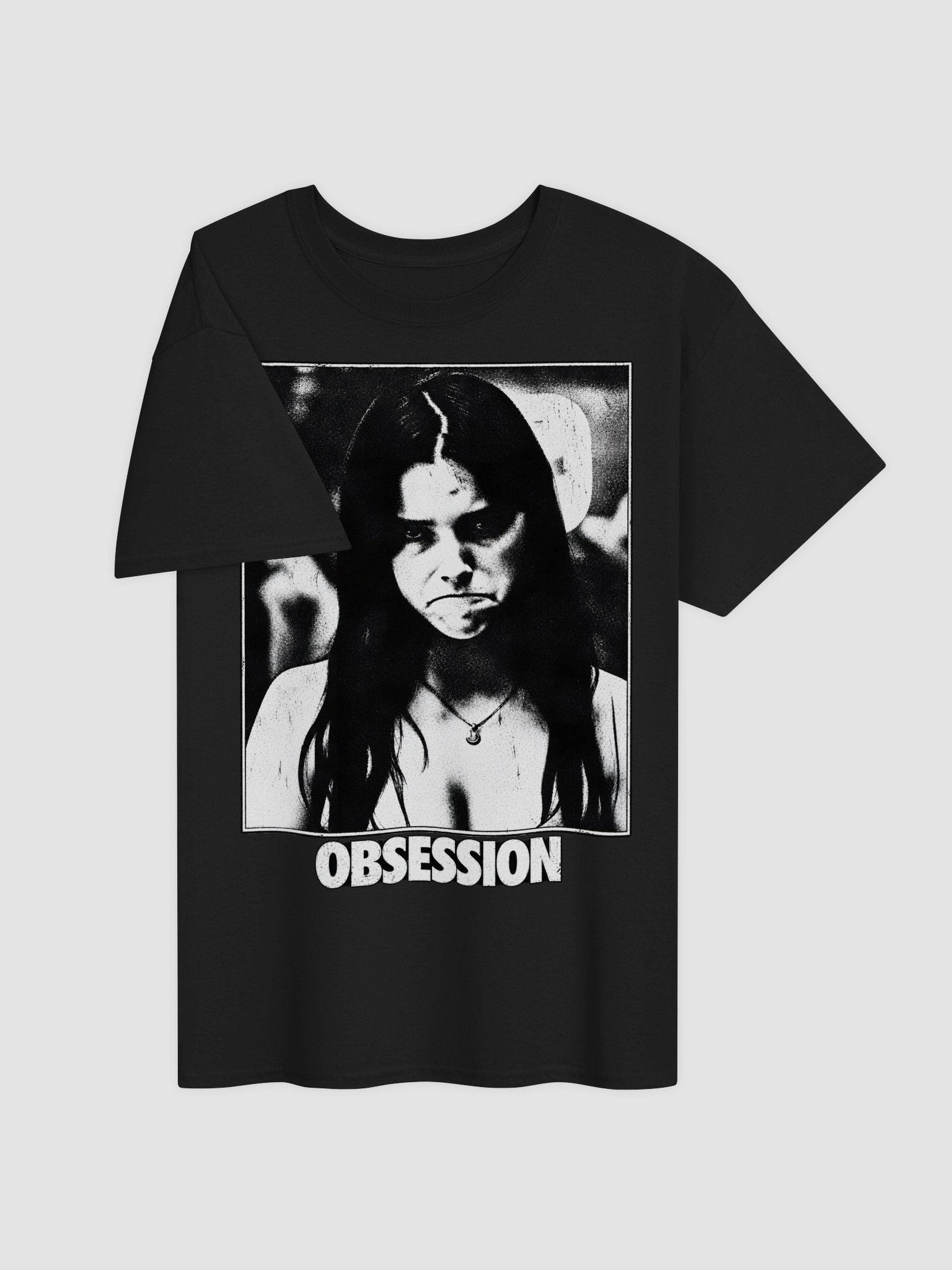 Vintage Obsession Movie T-Shirt Frowning Nikki Graphic Tee Gothic Horror product image (2)