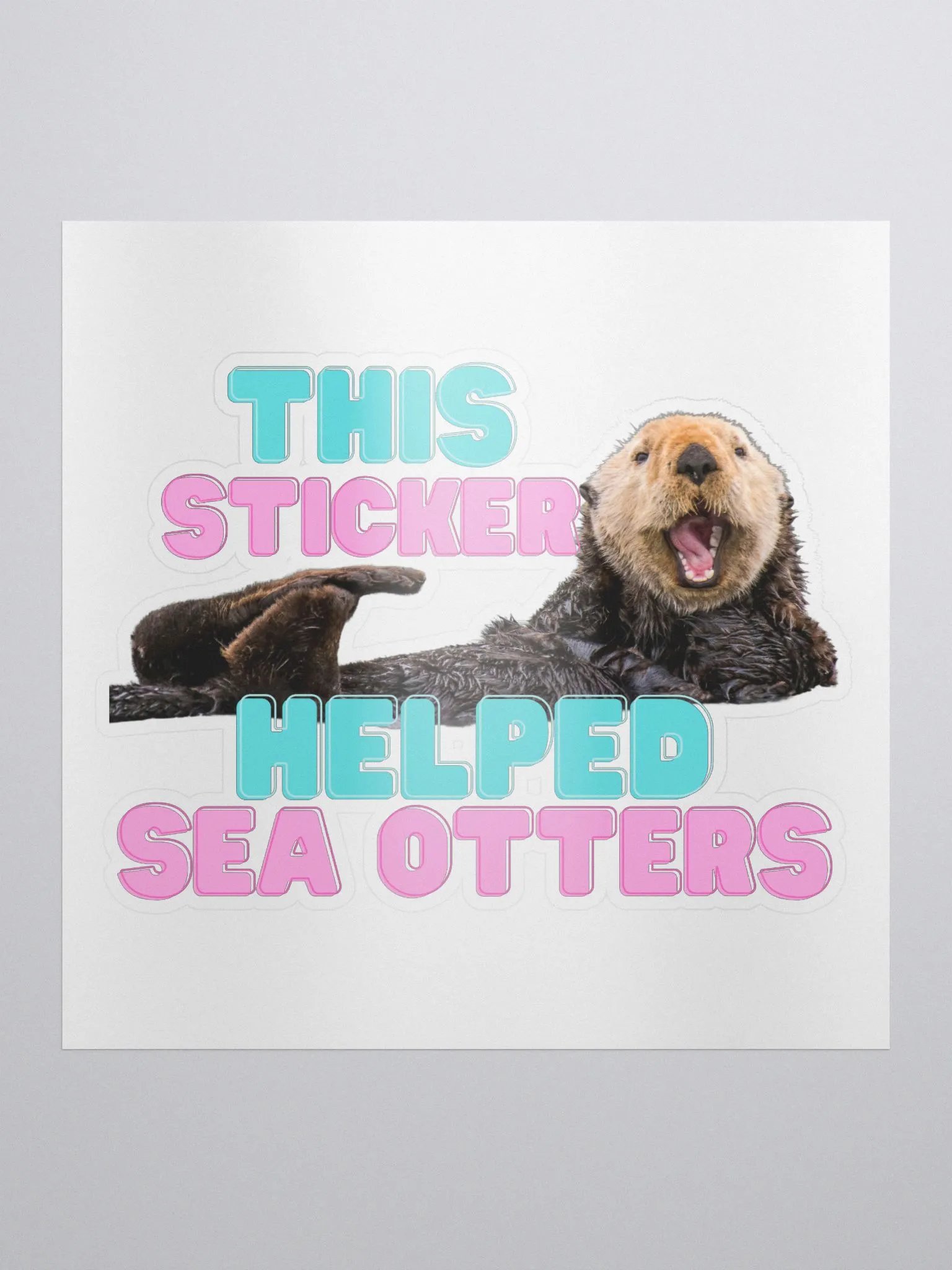 SEA OTTER STICKER product image (1)
