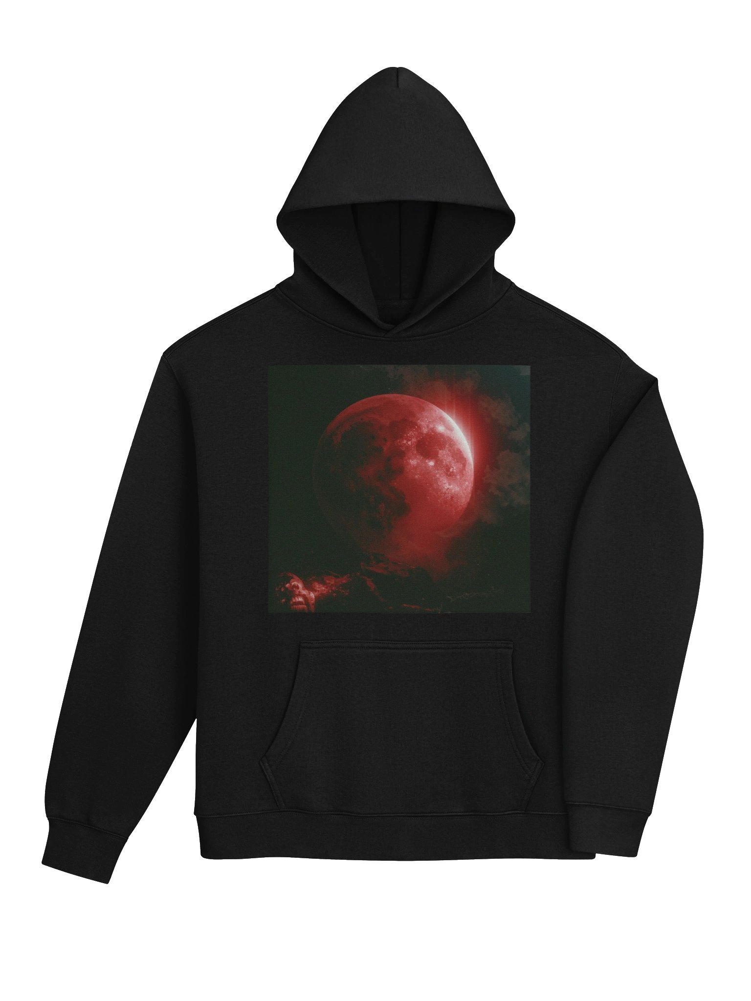 BLOOD MOON 01 HOODIE (PREMIUM) (UNISEX) product image (4)