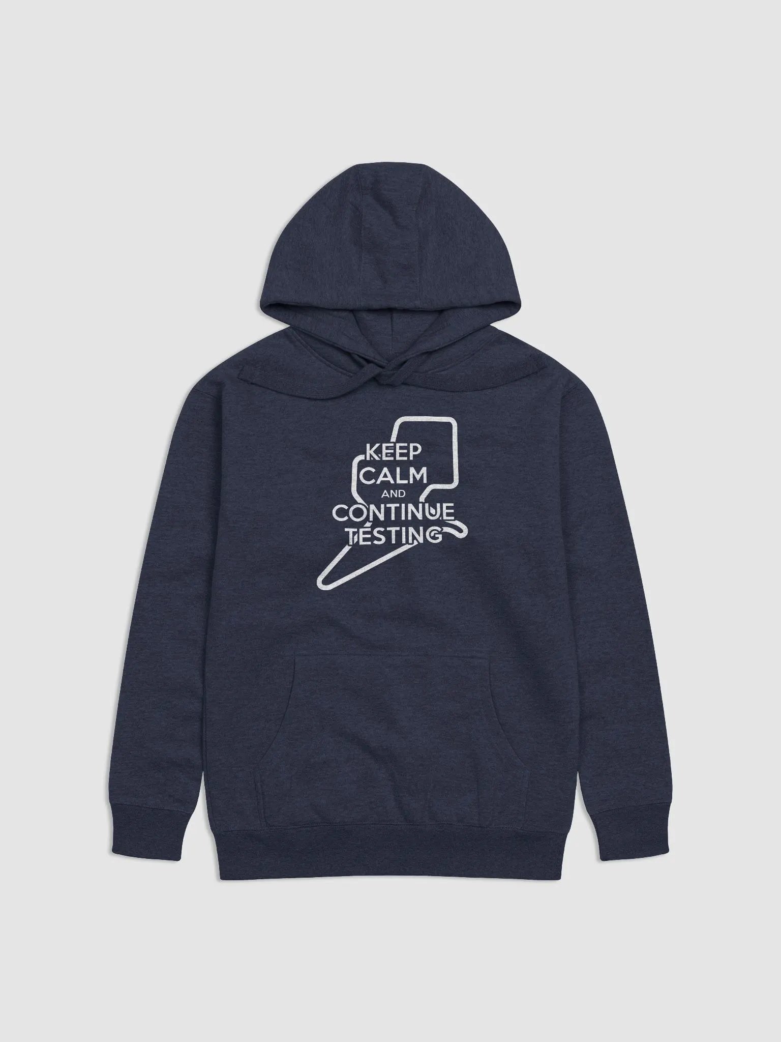 Keep Calm & Continue Testing Hoodie product image (2)
