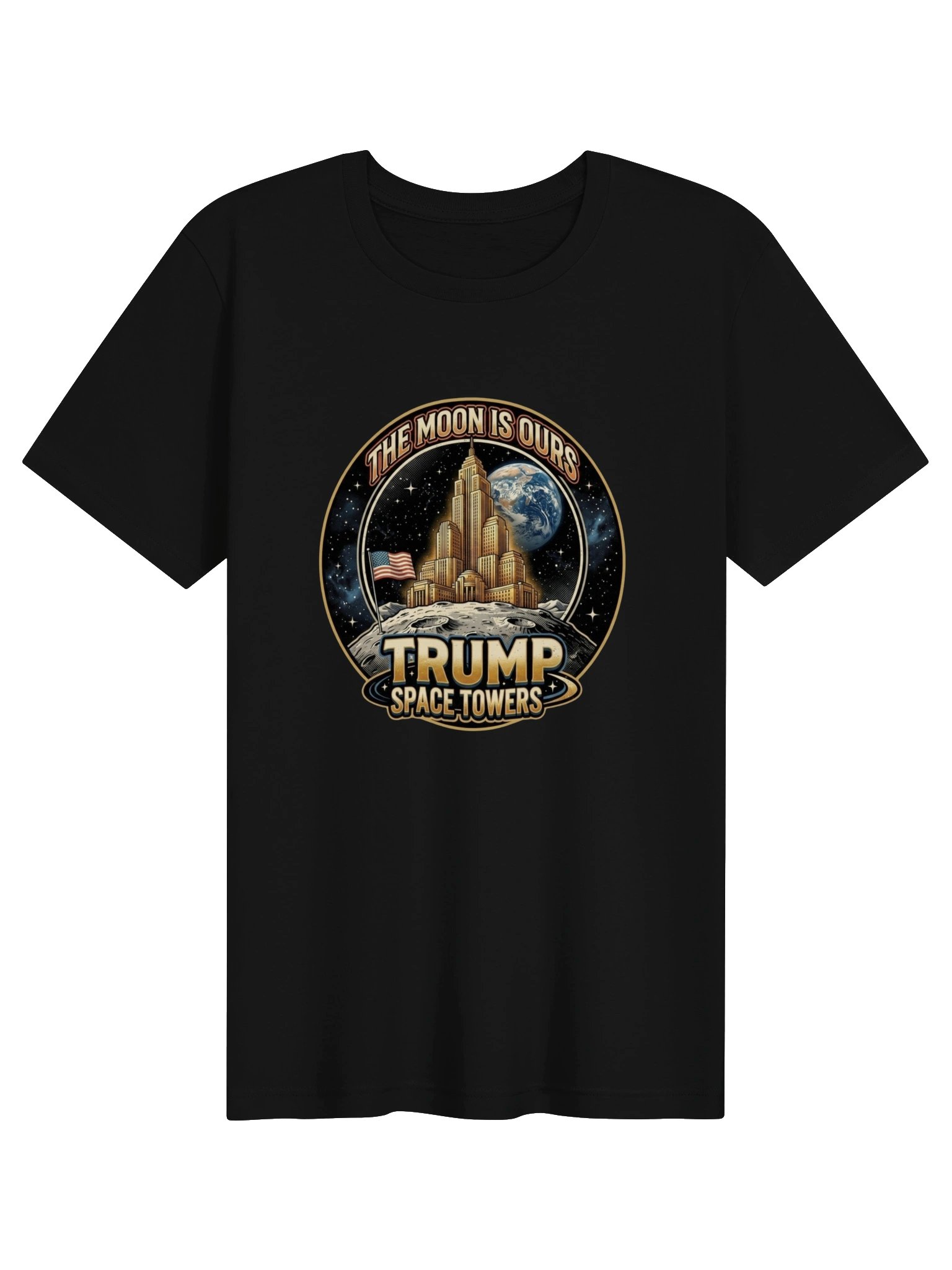 The Moon Is Ours Retro-Style T-Shirt product image (1)