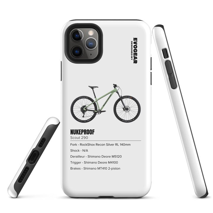 White Nukeproof Scout 290 iPhone Case product image (5)