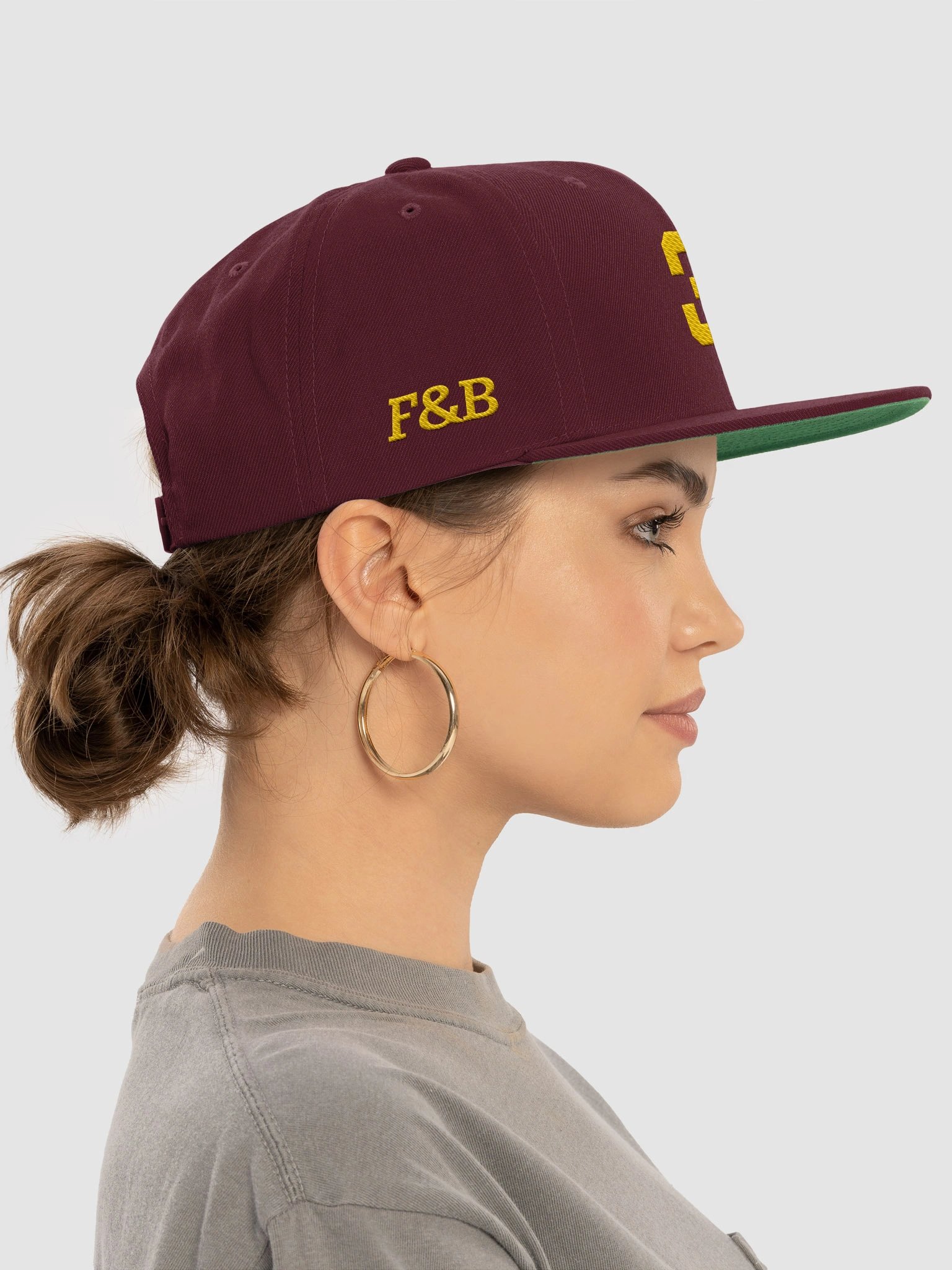 33 AD Snapback / Maroon product image (6)
