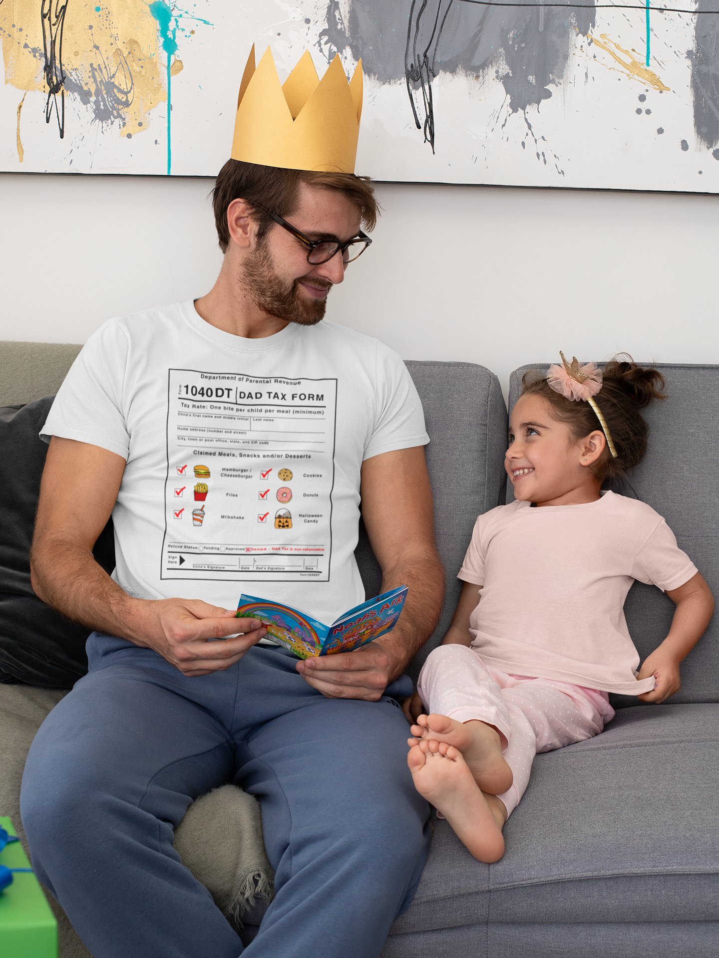 DAD TAX FORM 1040DT - TEE product image (5)