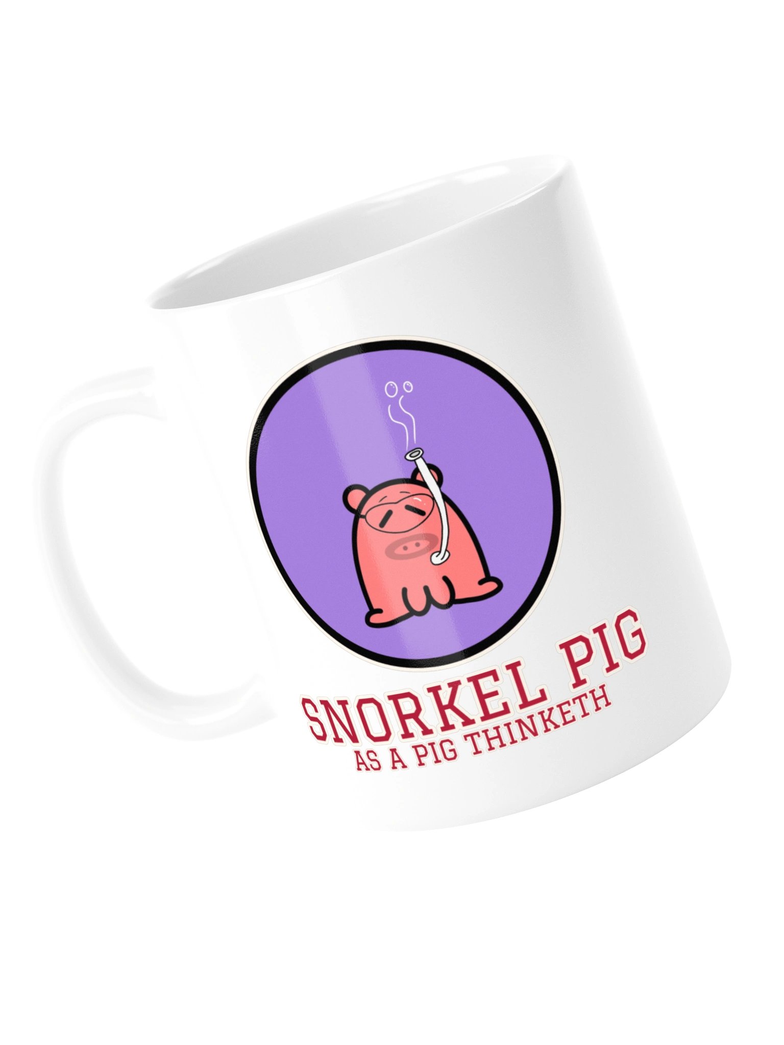 Snorkel Pig Mug | As a Pig Thinketh product image (14)
