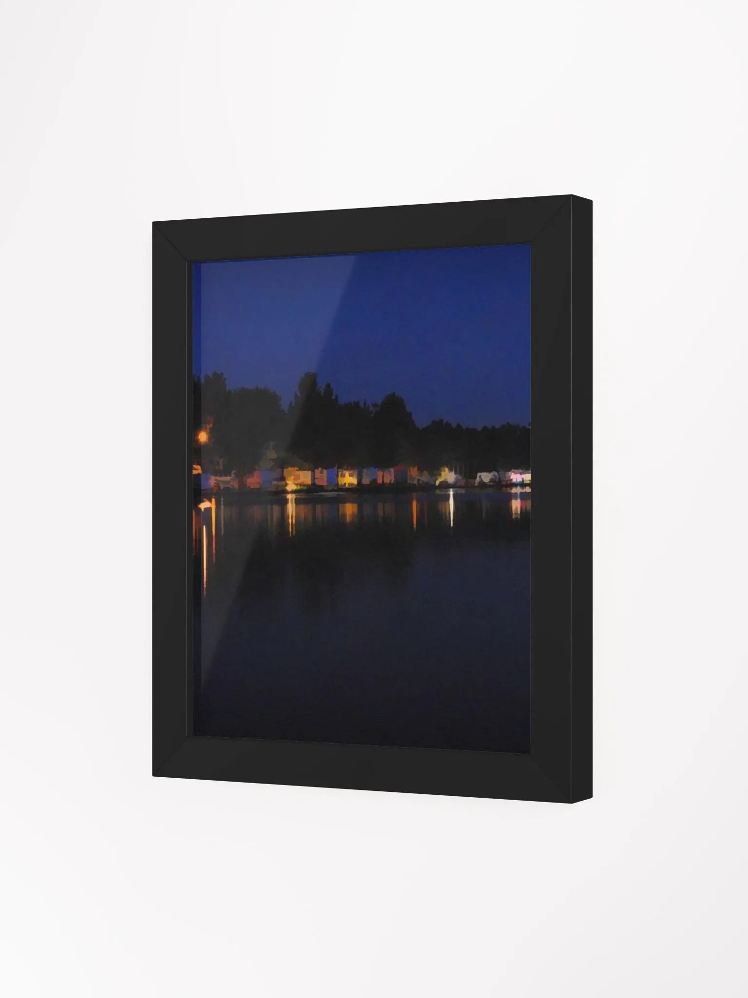 Campers Around The Lake Framed Poster product image (70)