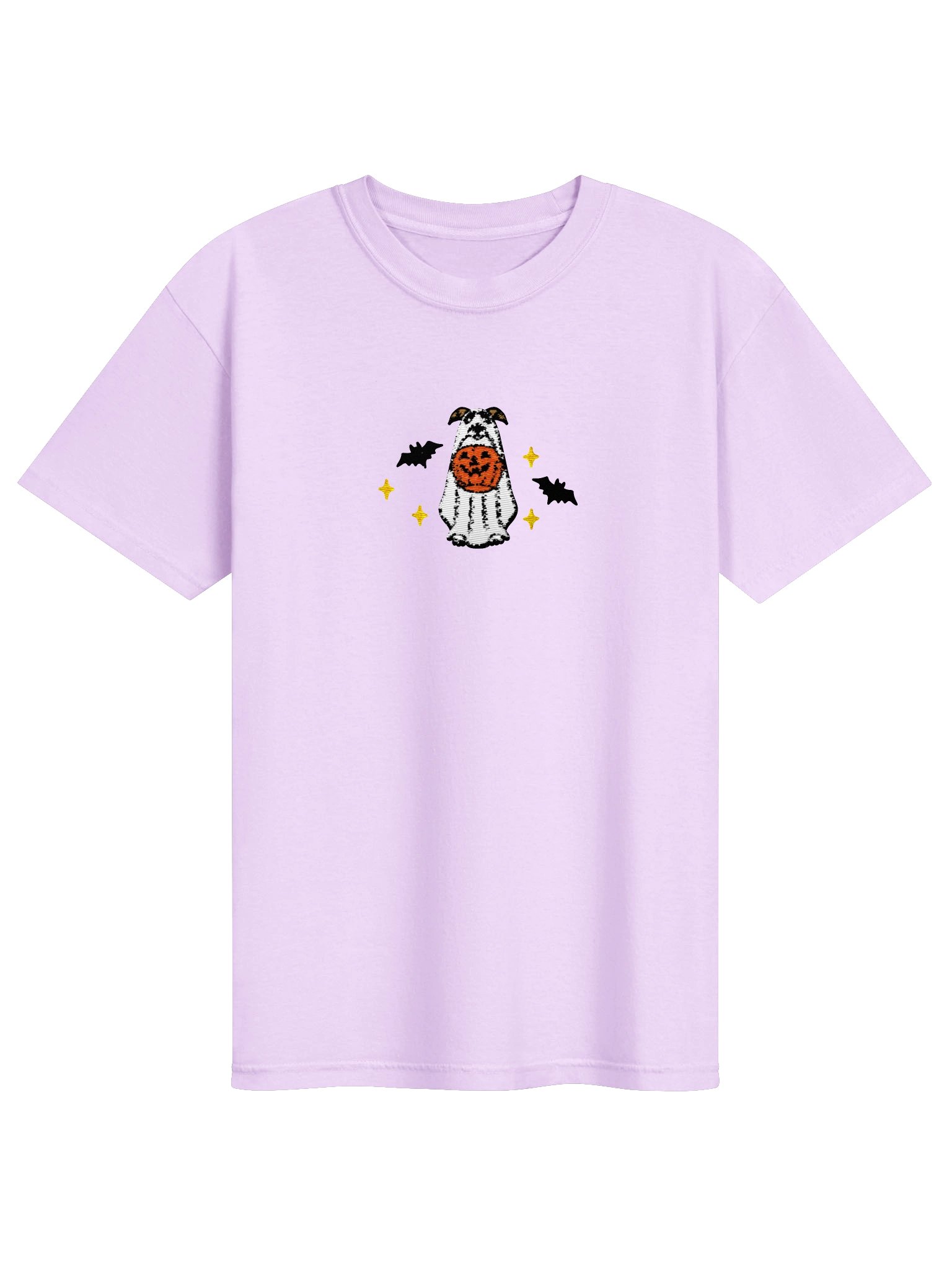 Halloween Italian Greyhound (Black & White) Embroidered T-Shirt product image (41)