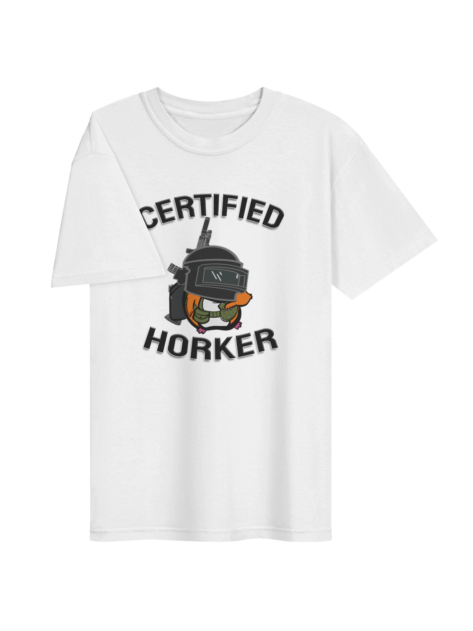 Certified Hamster T-Shirt (Black Text) product image (3)