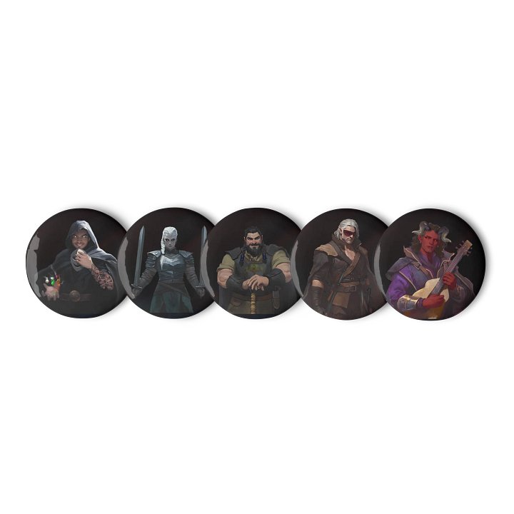You've Got to Be Critting Me Character Pin Set product image (1)