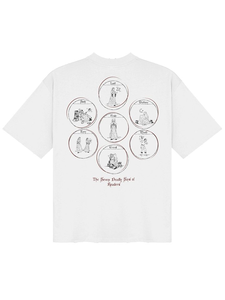 [NEW] 'Seven Deadly Sins of Readers' Tee product image (1)