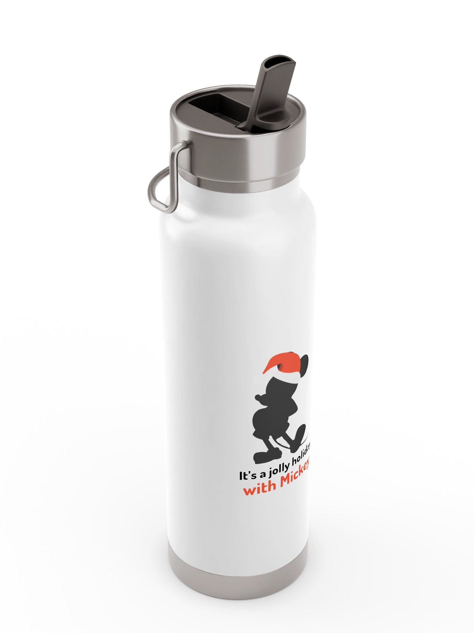 Disney Jolly Holiday with Mickey Insulated Water Bottle with Straw product image (8)