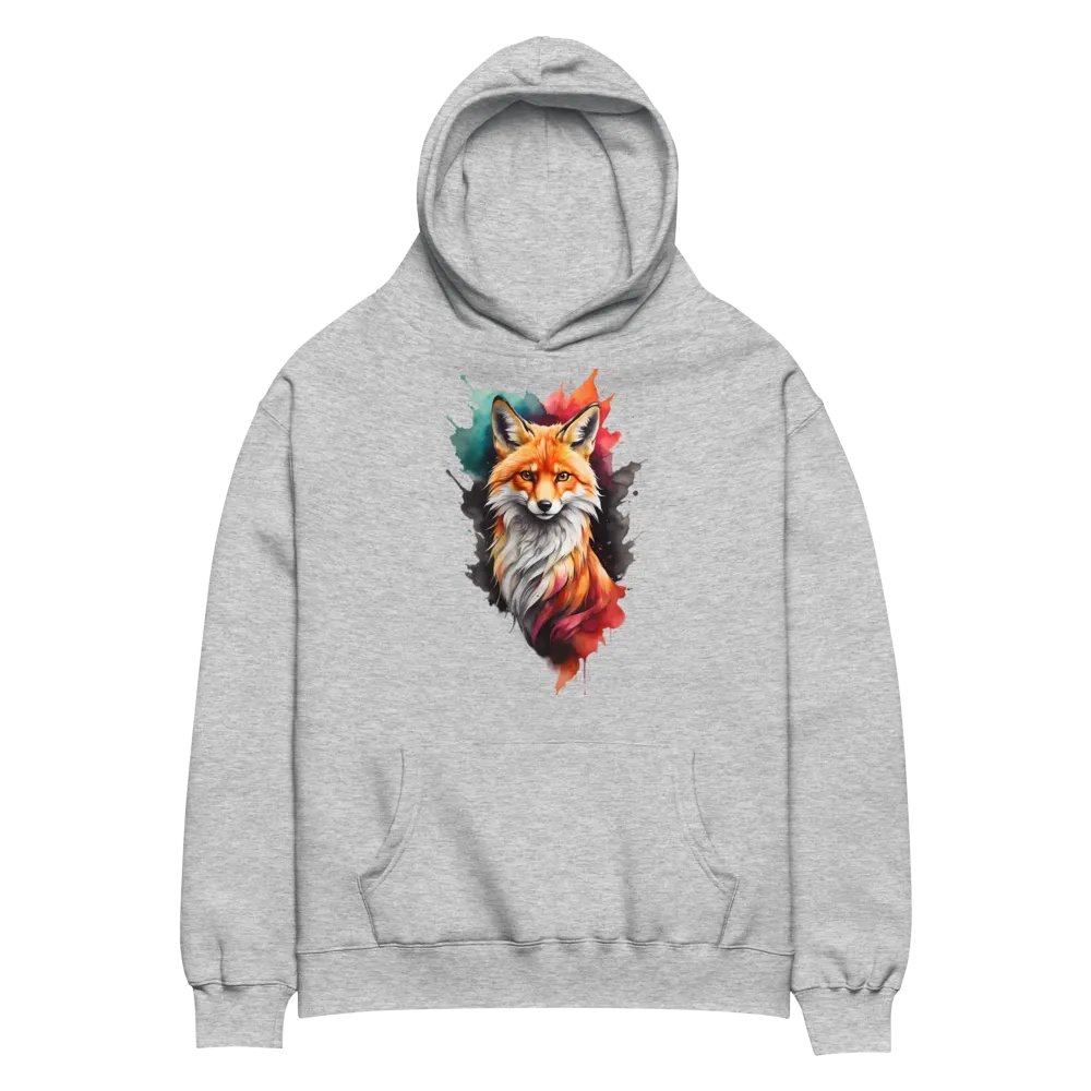 Vibrant Fox Illustration Premium Hoodie product image (2)