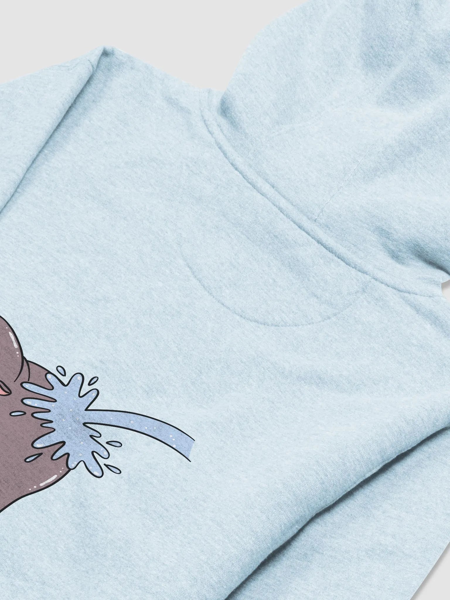 MOODENG'S SPLASHY PREMIUM HOODIE! product image (4)