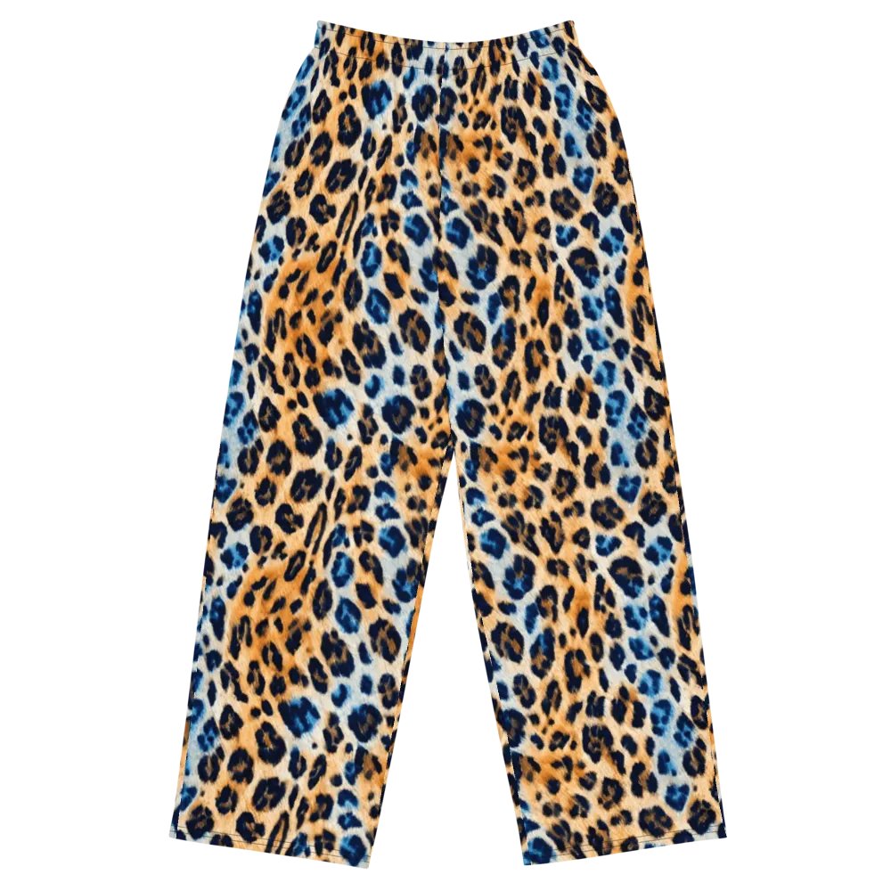 Blue Brown Leopard Pants product image (1)