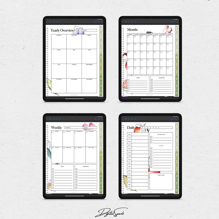 Botanical Digital Planner product image (2)