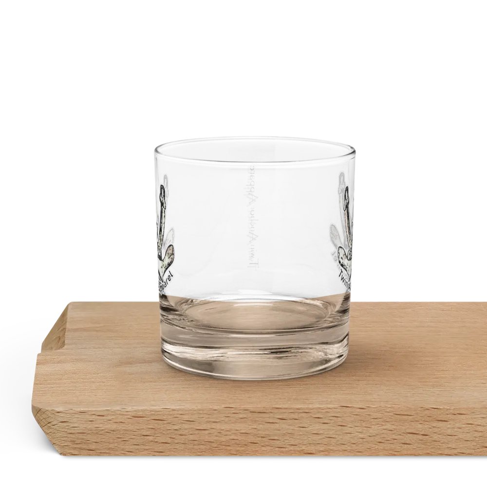 Twin Anchor Logo Rocks Glass 10.5oz product image (4)