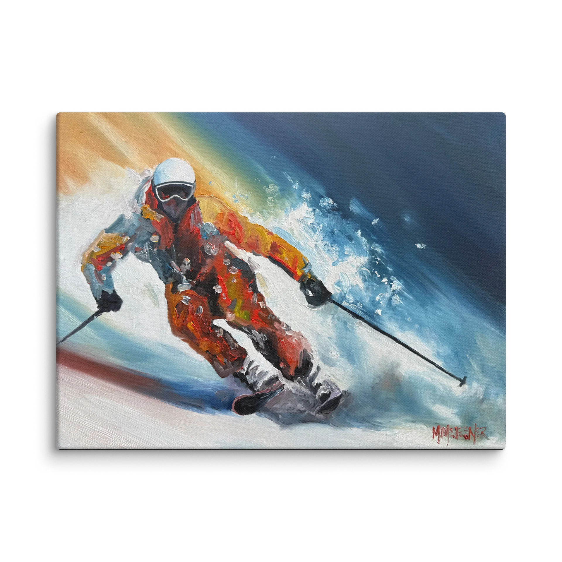 Downhill Color - Giclee Canvas product image (3)