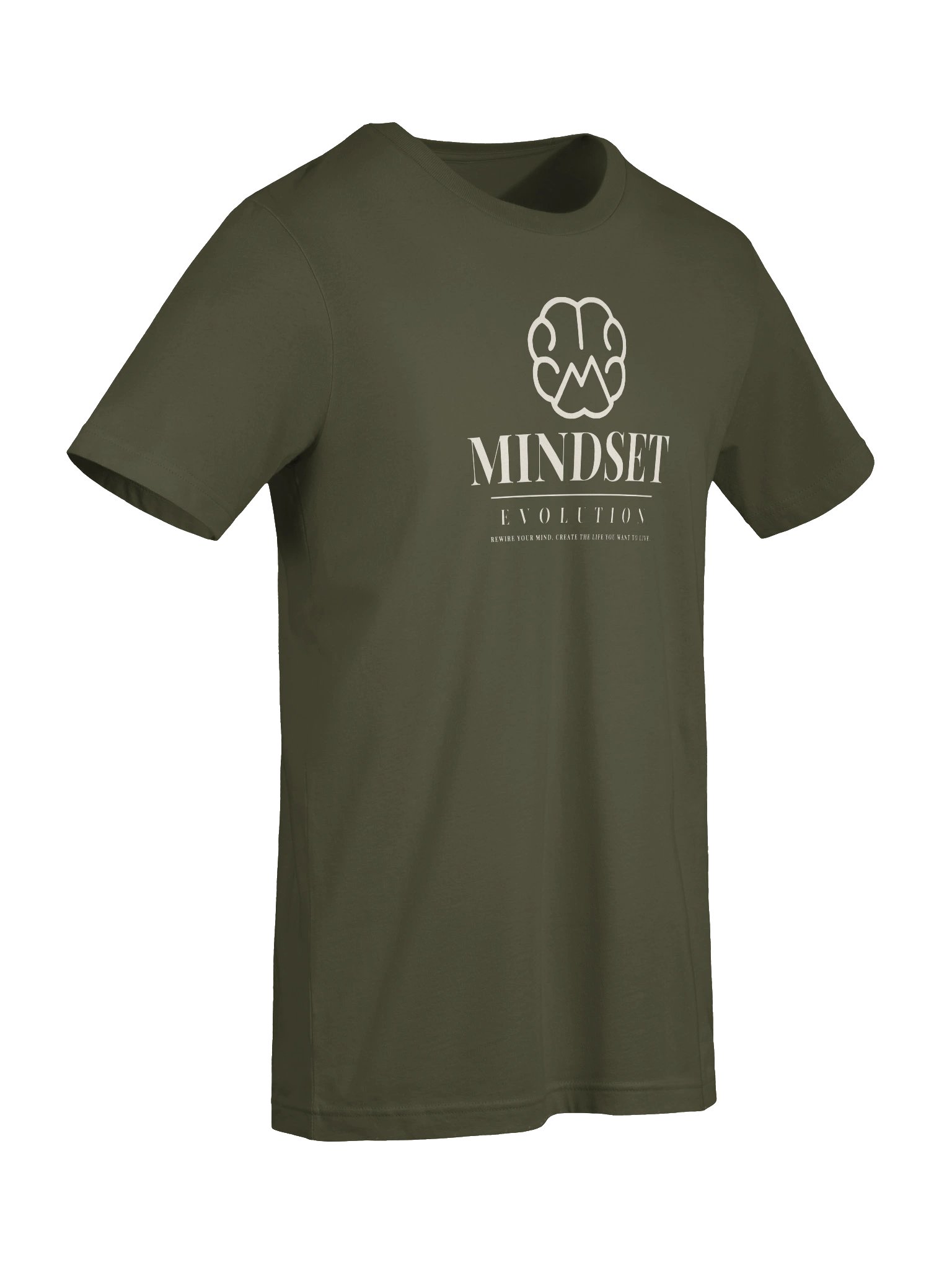 Mindset Evolution — Signature Tee (Military Green) product image (7)