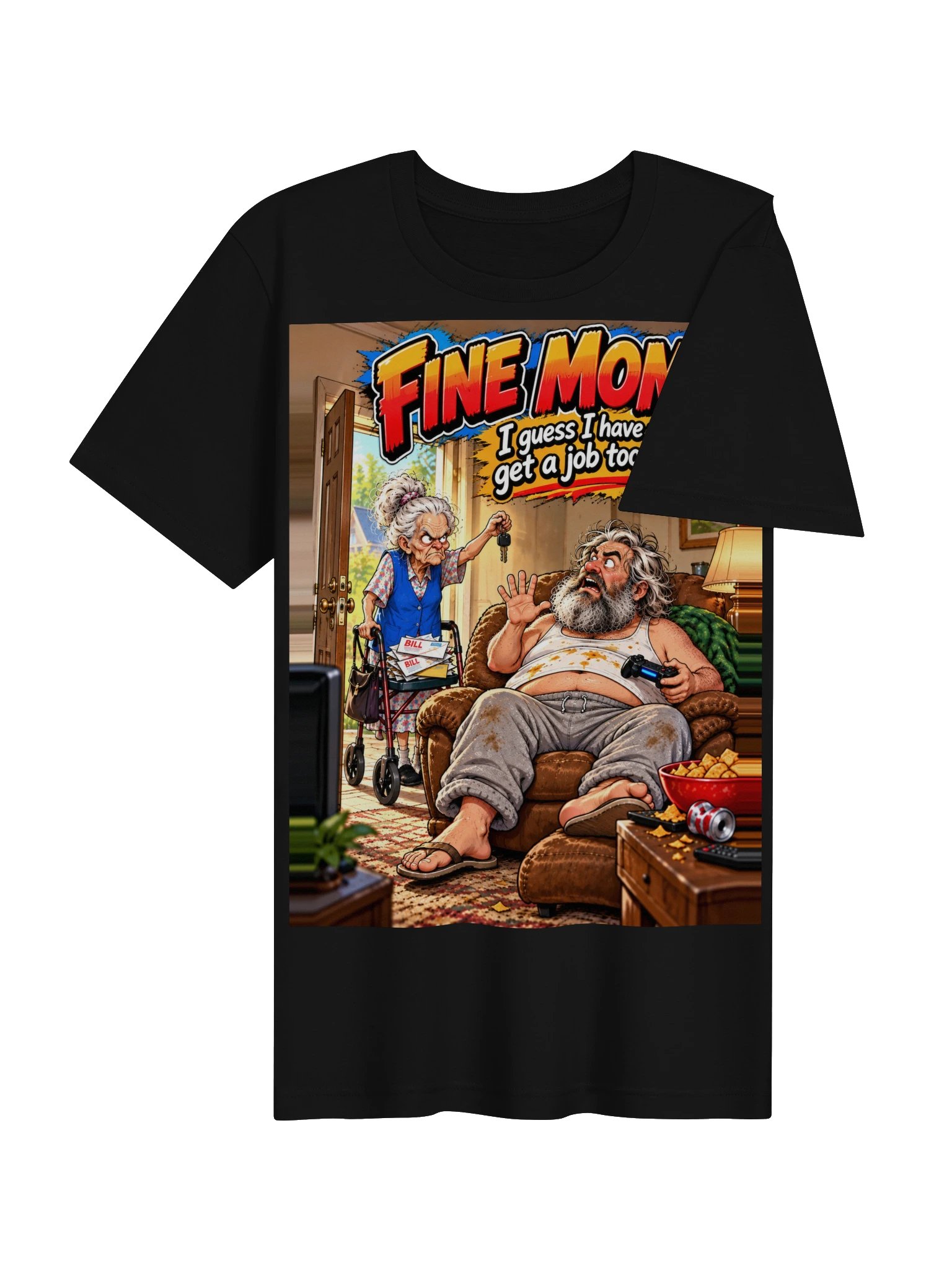 Fine Mom Bella+Canvas Unisex Supersoft T-Shirt product image (10)