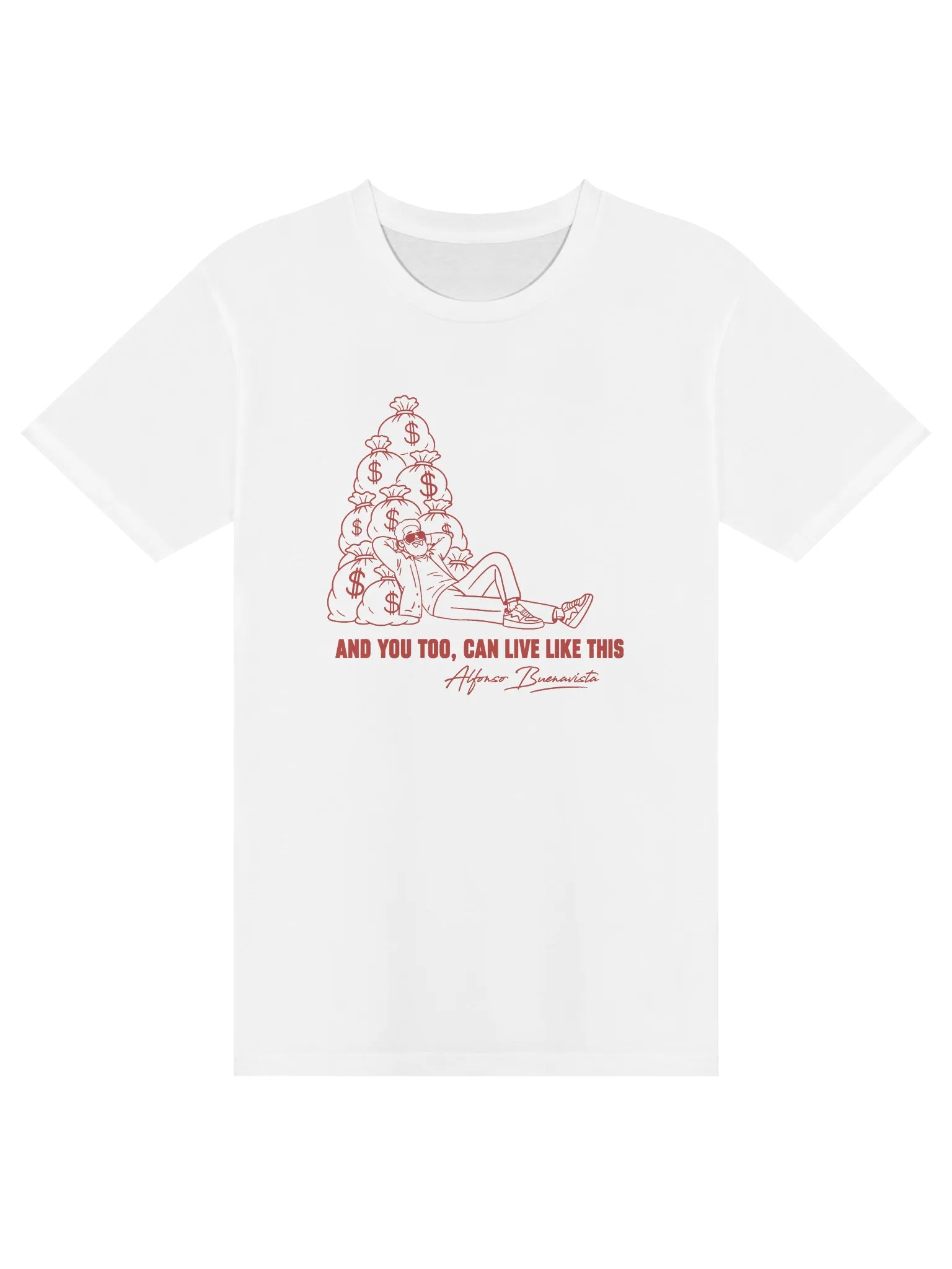 Alfonso Buenavista Tee — White product image (1)