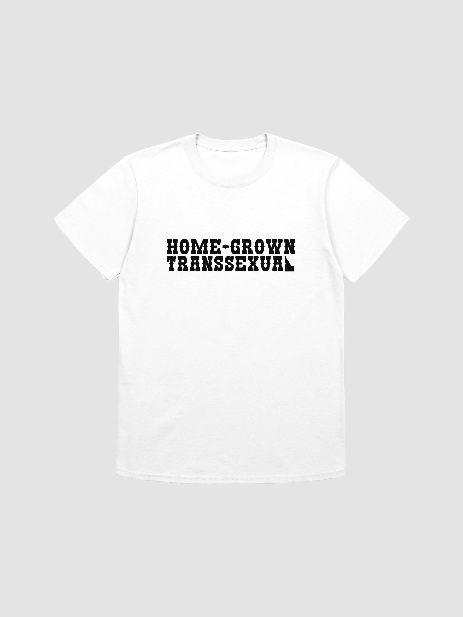 "HOME-GROWN TRANSSEXUAL" light t-shirt product image (1)