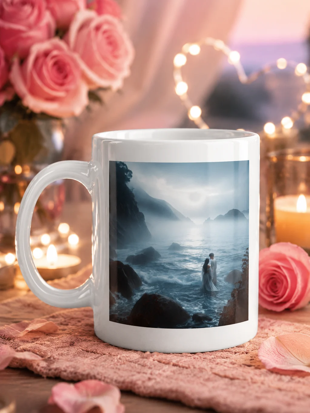 Tidal Hearts - Ethereal Ocean Couple Mug product image (1)