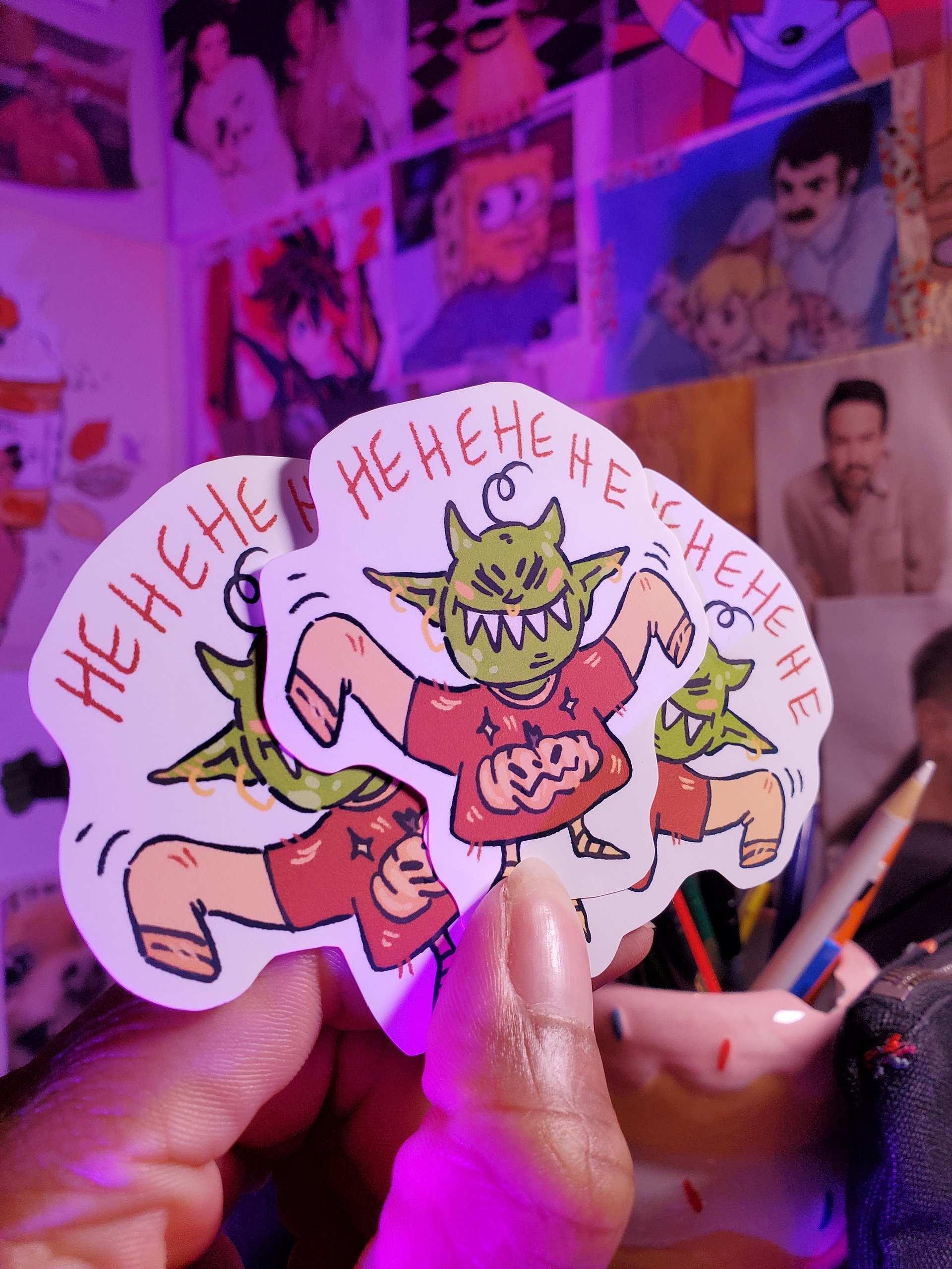 Mischievous Grem Goblin - Sticker product image (3)