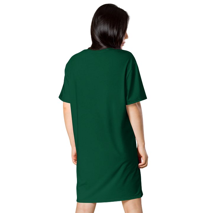 Oversized T-Shirt Dress - Classic British Racing Green, Sizes 2XS-6XL product image (2)