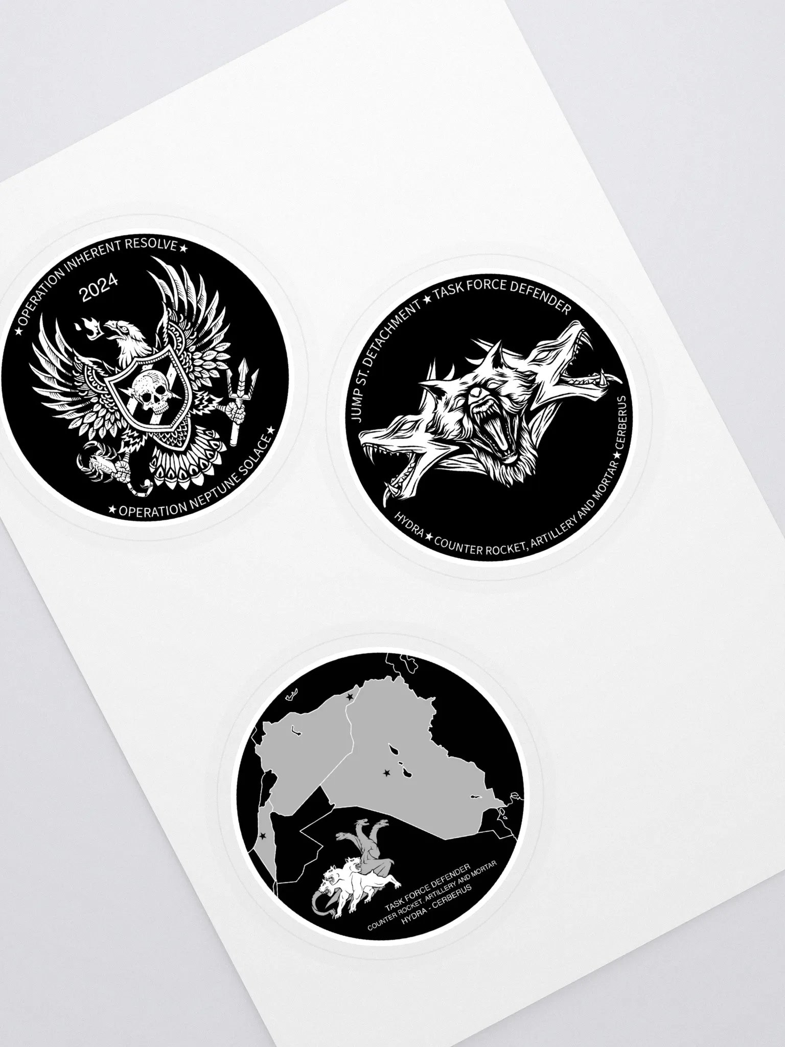 OIR/ONS Coin Sticker Sheet product image (1)
