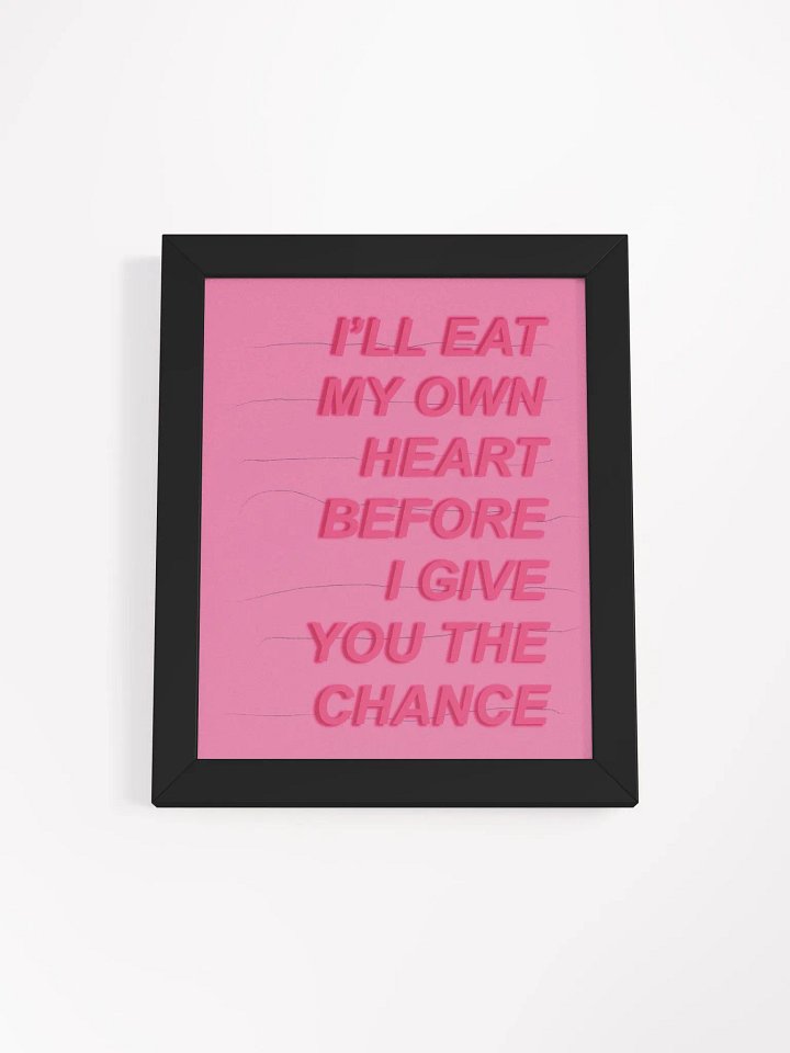Heart Eater Framed Art Print product image (1)