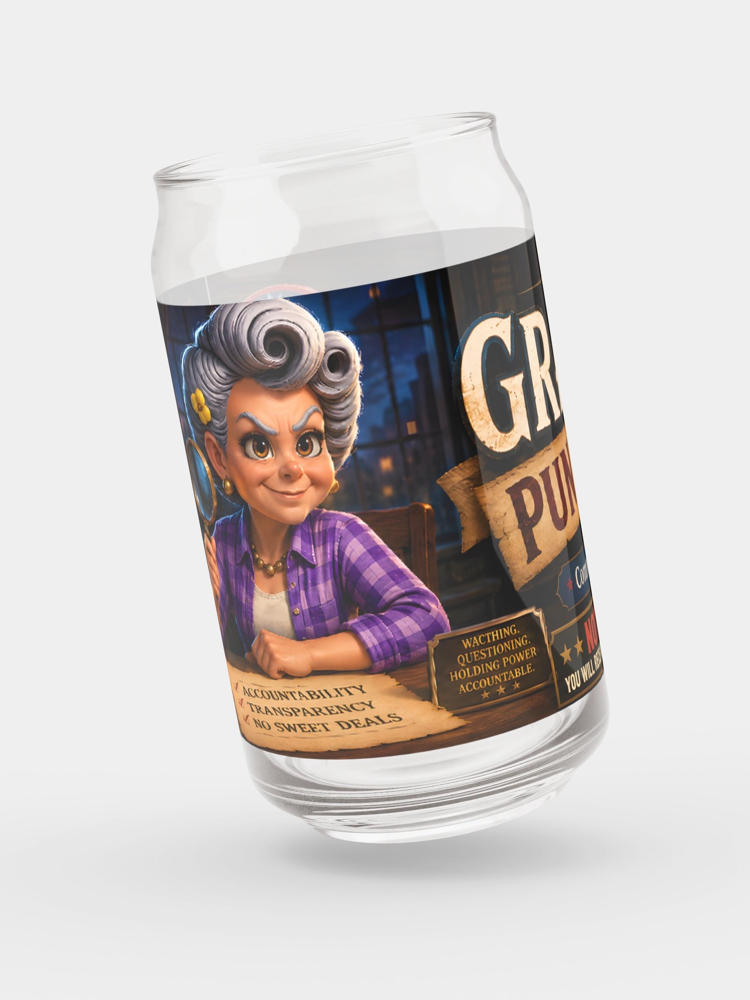 “Not a Safe Space” Can-Shaped Glass product image (3)