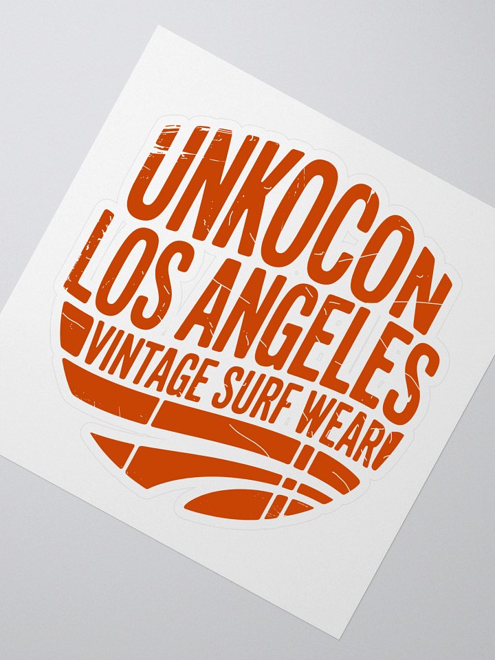 Los Angeles Surf Sticker – Retro Wave Vinyl Decal | Vintage SoCal Beachwear Logo product image (2)