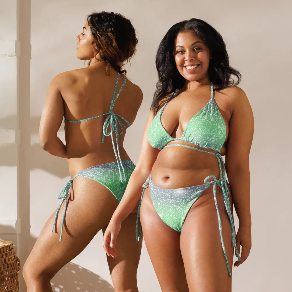 Glitter Unicorn Texture Design String Bikini (3) product image (11)