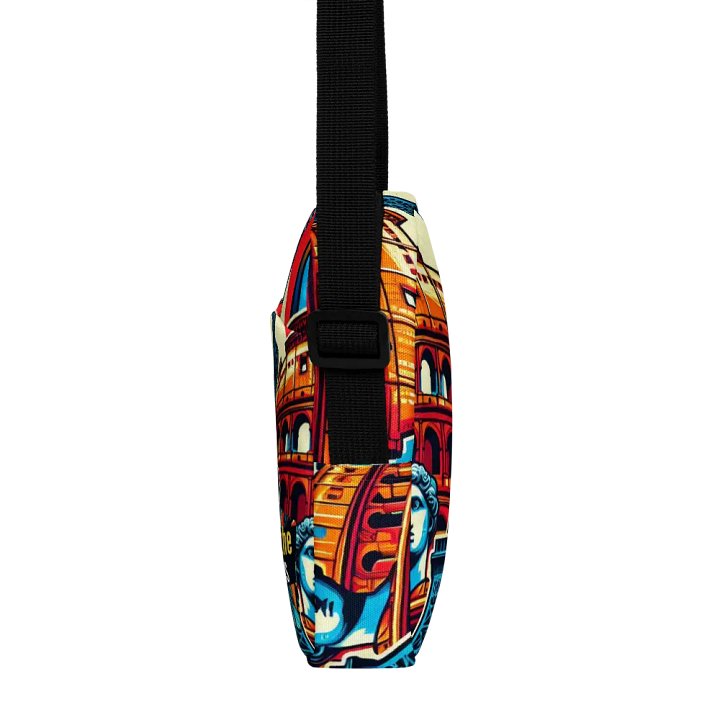 All-Over Print Utility Crossbody Bag | AI Design explore the world product image (2)