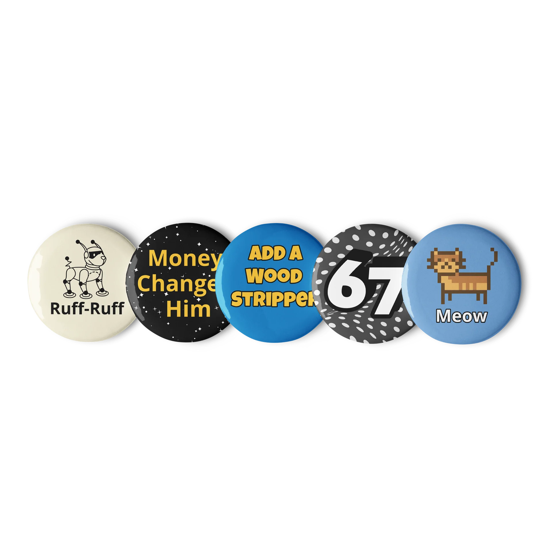 Alphiee Builds Pin Pack – 5-Piece Inside Jokes Streamer Collector Set product image (2)