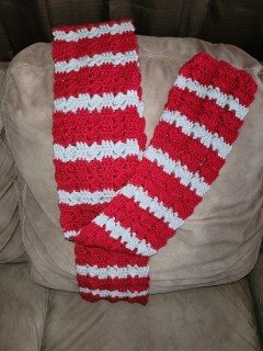 Red and Silver Cosmo Scarf product image (1)