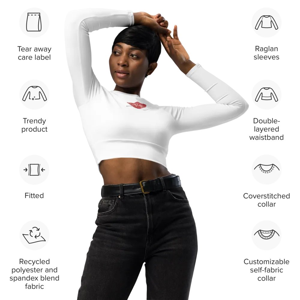 True Crime Love - Crop Top manga larga product image (7)