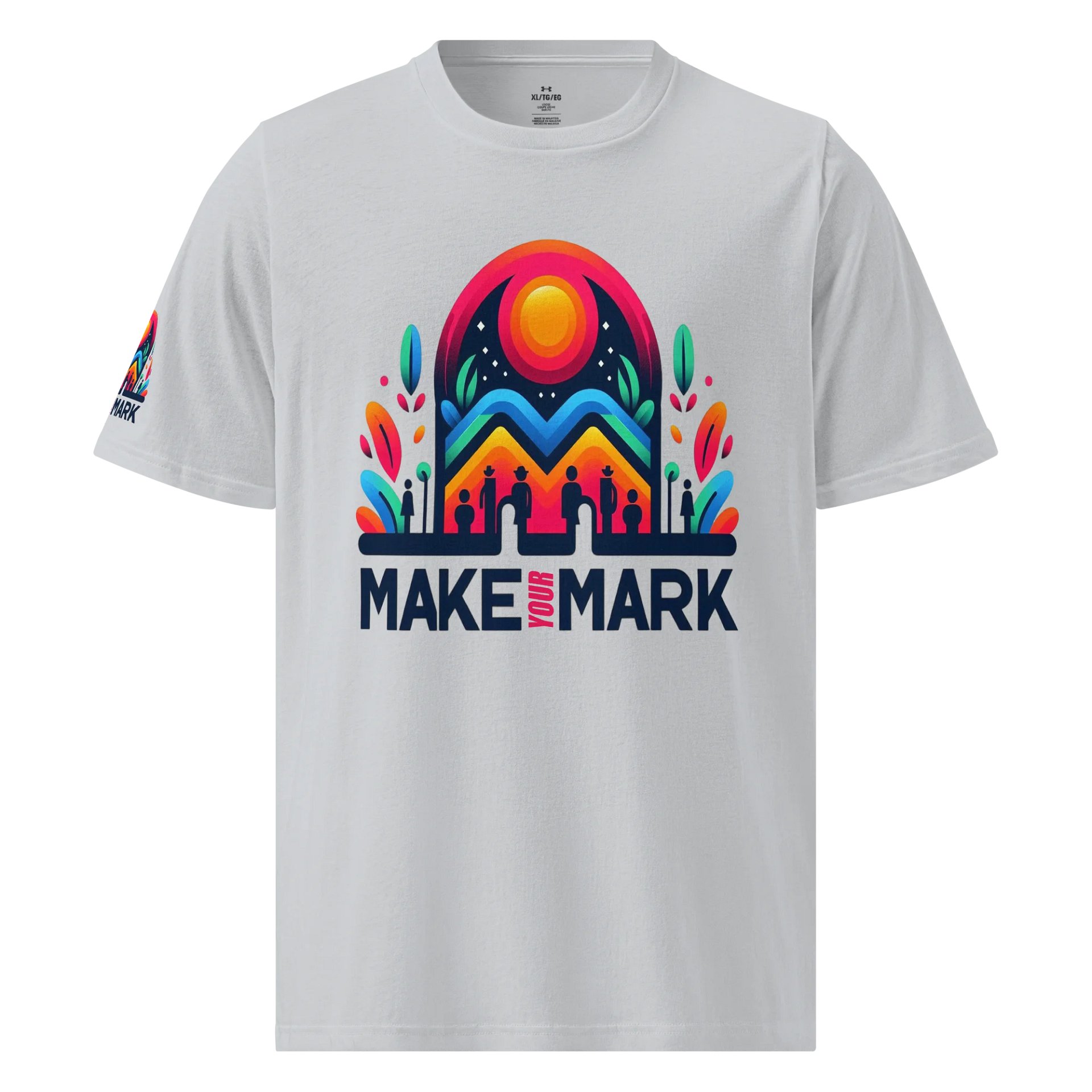 Vibrant Sunset Adventure Athletic Tee product image (1)