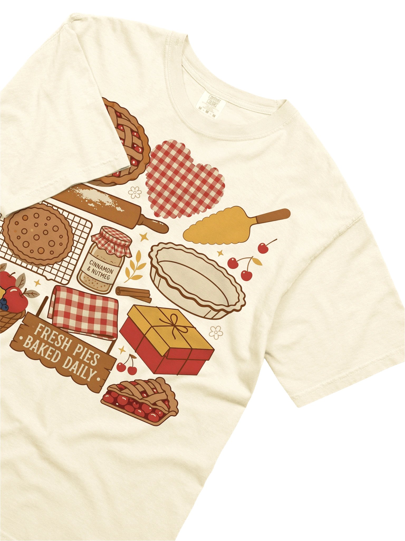 Fresh Pies & Cozy Baking Tee product image (3)