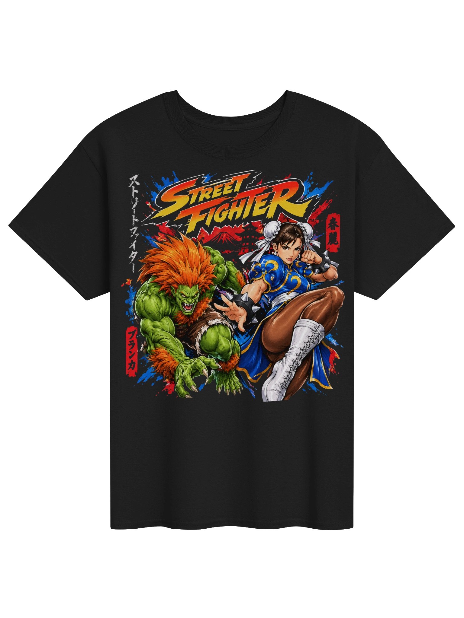 Street Fighter Tee "Blanka and Chun Li" product image (2)