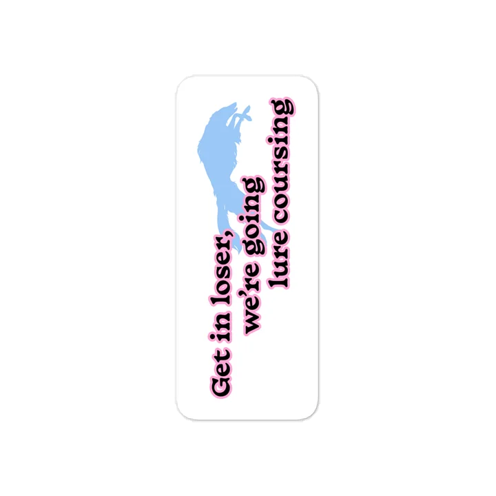 Lure Coursing Sticker - Blue Dog product image (1)