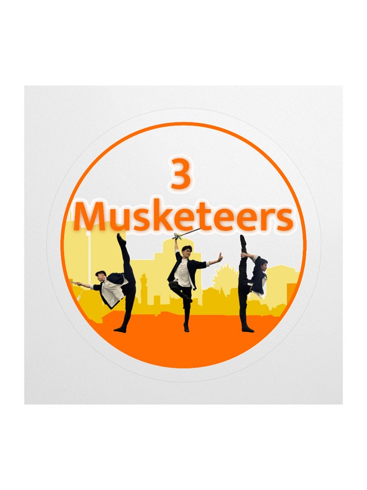 3 Musketeers Cityscape Logo Stickers product image (2)