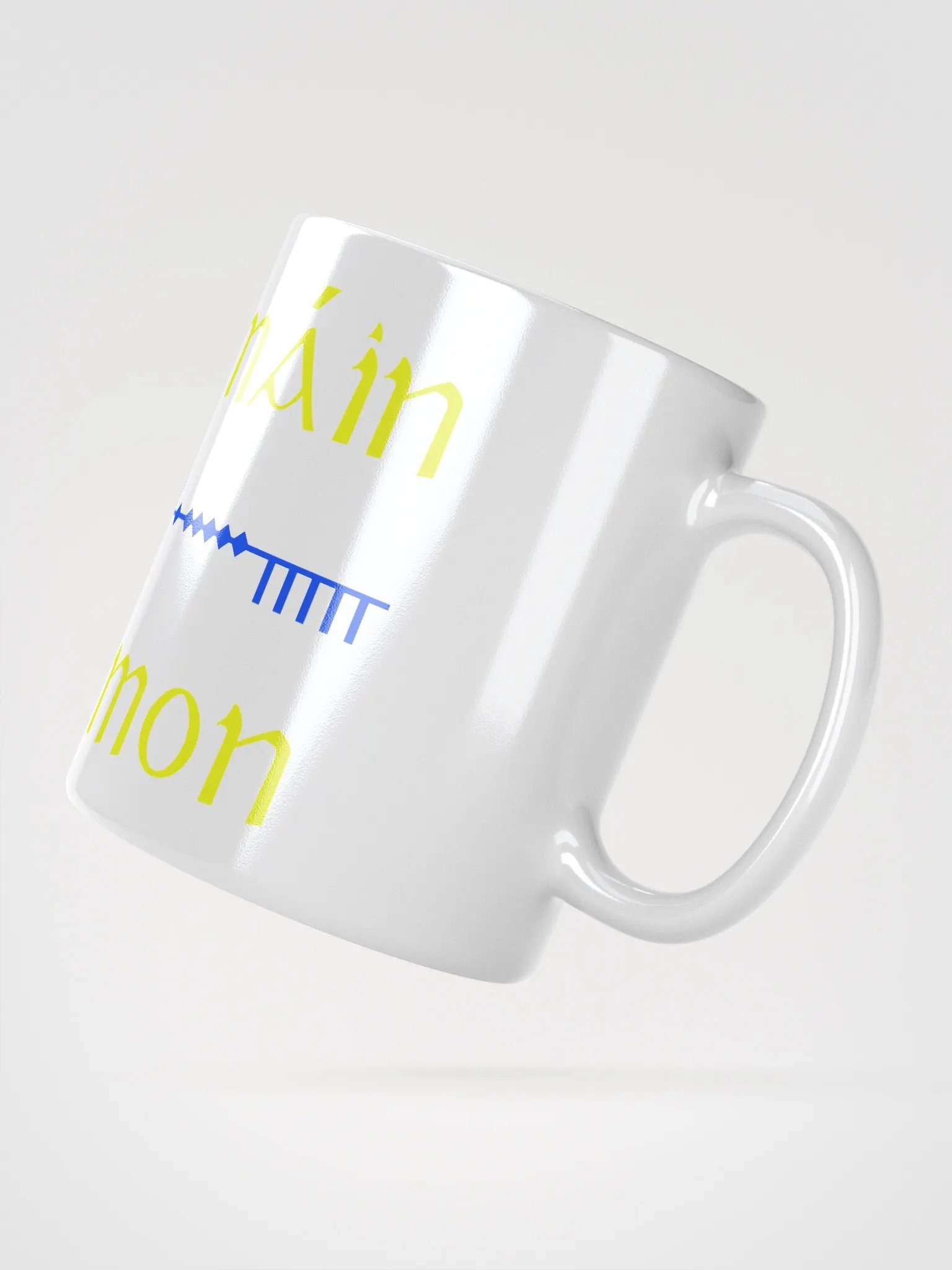 Roscommon/Ros Comáin - Scholastic style Ogham Mug product image (3)