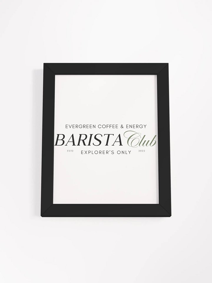 Barista Club Poster | Sip Society product image (1)