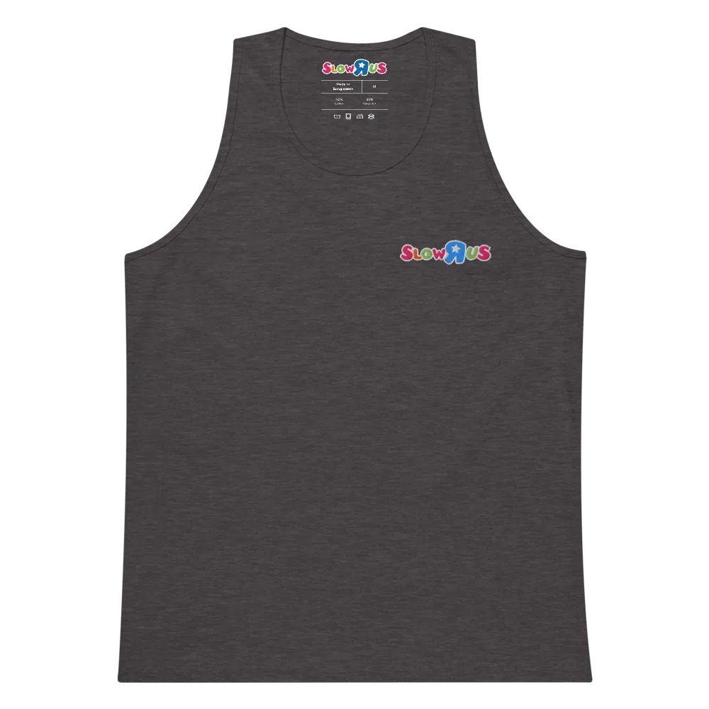 SLOW-R-US UNISEX EMBROIDERED SLEEVELESS TEE product image (2)