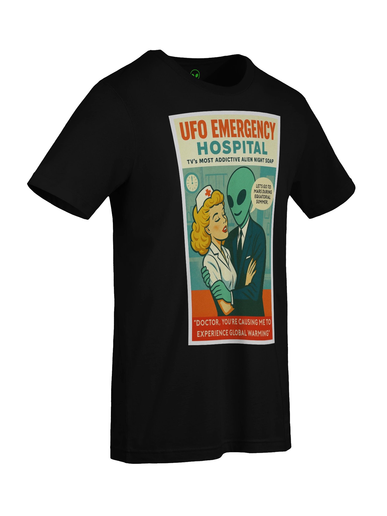 TV Hospital Night Soap Opera Roswell Aliens 1950's Retro Concert Tee Fit Unisex T-Shirt product image (74)