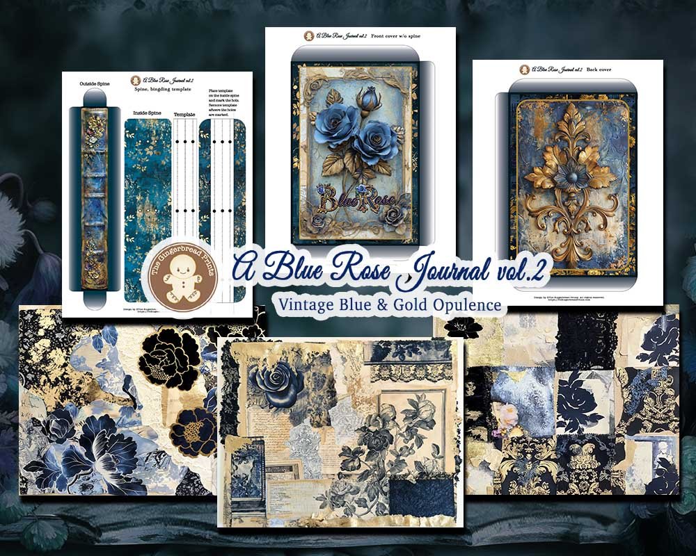 A Blue Rose Journal Vol.2 3-in-one Jumbo Collection Digital Kit product image (11)