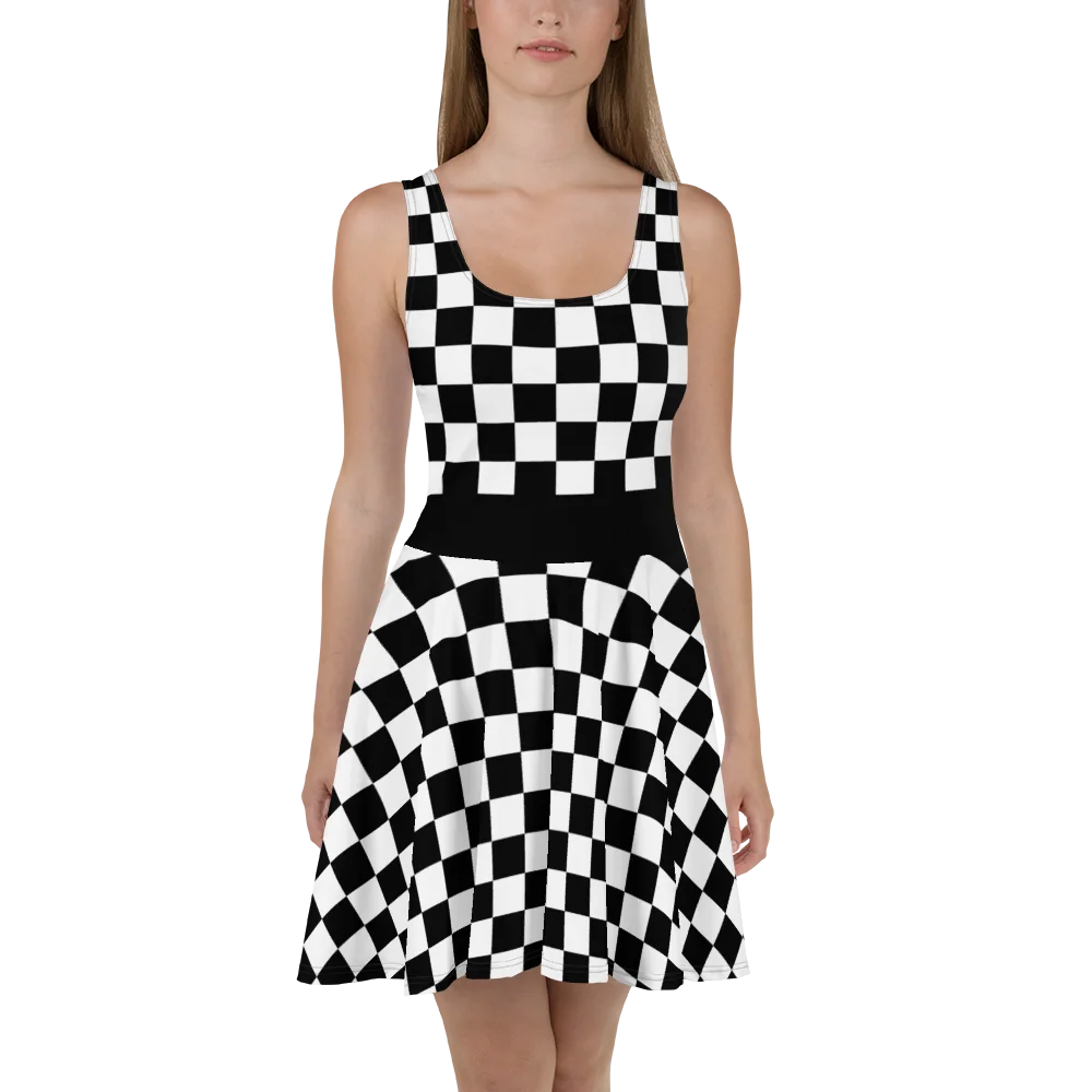 Checkered Skater Dress product image (3)